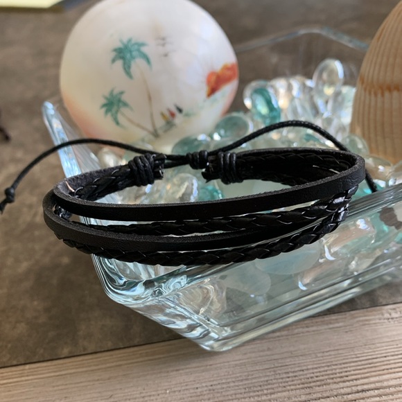 6/$10 - NEW Unisex Braided Leather Bracelets - Picture 5 of 8